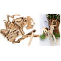 Miniatyrbillede 4 af 5: 50 x Assorterede drivtømmerstykker DIY Håndværk Dekorationer Akvarium Dekor