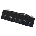 Miniatyrbillede 7 af 8: USB 3.0 + USB 2.0 19PIN HD Audio Extension Frontpanel