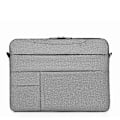 Miniatyrbillede 5 af 5: Laptop Taske Mode Business Computer Skuldertaske Tynd Stil Apple Xiaomi Huawei Asus Laptop Taske 15.6-tommer (grå med skulderrem)