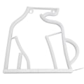 Miniatyrbillede 4 af 8: Neon Lys Dobbelt Strømforsyning LED Lyskilde Ophængsdesign Energibesparende Kvinde Neon SkiltPink