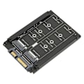 Miniatyrbillede 8 af 8: M.2 SSD til SATA Adapter 6Gbps transmission M.2 NGFF SATA 22PIN Port SATA SSD udvidelseskort til computer ENCNF2S H01