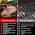 Miniatyrbillede 4 af 5: 8-Pack BBQ Grillmåtter - 40x33 cm - Teflonbelagt, non-stick, PFOA-fri - Varmebestandig op til 260°C