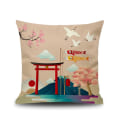Miniatyrbilde 3 av 5: Japansk putetrekk MT. Fuji Ukiyo-e putetrekk for bilsofa