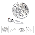 Miniatyrbilde 4 av 5: Deilig stekt snegleplate med biff og dampet eggbrett - sett med 12 grillbrett