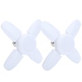 Miniatyrbilde 2 av 8: 2 stk 28W 2800LM LED Deformerbar Garasje Vifteformet Lyspære Lagerhall Taklampe