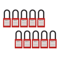 Pikkukuva 2 / 8: 10 kpl Lockout Tagout Lock Nylon Beam Insulate Set Teollisuuden kemialliseen power