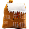 Miniatyrbillede 1 af 3: Vinter Jule Dekorativ Pude, Vinter Hjem Stue Seng Side Sofa Pude Juledekoration (Hus, 35cm)
