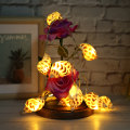 Miniatyrbillede 2 af 8: Conch-formede 10 LED-lyskæder batteridrevne til indendørs og udendørs fødselsdagsbryllup varmt lys