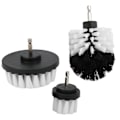 Miniatyrbillede 4 af 8: 3 Stk Borebørstesæt Power Scrubber Rengøringstilbehør Nylon til Badekar Flise Toilet