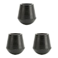 Miniatyrbilde 1 av 8: 3 STK krykkespisser 22 mm indre diameter gummimateriale Innebygd kobberplate spadestokkspisser for utskifting
