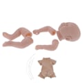 Miniatyrbild 5 av 8: 22 tums DIY docka kit omålad tom docka spädbarn mjuka lemmar docka delar tillbehör set