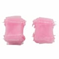 Miniatyrbillede 1 af 8: 100 stk. Organzaposer 10x15cm Transparente gaveposer med snøre Netbærbar smykkeposer Snøre til bryllup Pink
