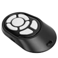 Miniatyrbillede 5 af 8: Bluetooth-fjernbetjening til sidevending, universel APP-rulning, klikker til kameraremote udløser, selfie-knap til mobiltelefon, sort