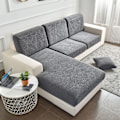 Miniatyrbilde 2 av 3: All-inclusive Elastisk Sofatrekk - Ensfarget Jacquard Sofatrekk (Størrelse: 50-65 cm bredde, 150-190 cm lengde, 5-20 cm høyde)