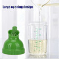 Miniatyrbillede 2 af 5: 200 ml Salatdressing Shaker med Nemt Greb, Lækagesikker Beholder, Universal Sauce Mixer, med Skala Køkkenredskab, 5,5x17cm_SZXM