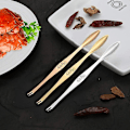Miniatyrbillede 3 af 5: Krabbe Gafler Seafood Gafler Frugt Gafler Rustfrit Stål Hummer Gafler Picker til Hjem Restaurant (Guld) 6 stk