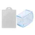 Miniatyrbillede 1 af 8: Nail Art Stamper Transparent Synlig Klar Silikone Manicure Art Stamper til DIY Negle Decor