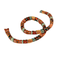Miniatyrbild 6 av 8: Dreadlocks Hårspänne Etnisk Gul Böjbar Järntråd Hästsvanshållare Spiral Lock Hårspänne för Män Kvinnor