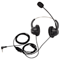 Miniatyrbillede 6 af 8: H360D‑3.5VA 3.5mm Binaural Business Headset Binaural Customer Service Headset med mikrofon og lydstyrkekontrol
