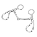 Miniatyrbilde 2 av 8: 125mm Heste Snaffle Bit Rustfritt Stål O-Ring Heste Munn Bit Anti Biting Løs Ring Snaffle for Hestegård