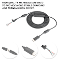 Miniatyrbilde 8 av 8: USB 4-pinners spillkabel erstatningstråd breakaway-adapter for Xbox 360 (grå)
