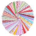 Pikkukuva 1 / 8: 100 kpl Neliönmuotoinen Patch Work printed eri kuviollinen asusteet tee-se-itse-ompelemiseen