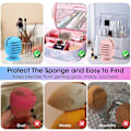 Pikkukuva 4 / 4: Meikkisienen pidike - Silicone Beauty Blender case (2 pakkaus)