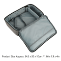 Miniatyrbilde 2 av 5: Projektorveske 13,6x7,9x4 tommers kraftig nylon bærbar projektorbæreveske med solid håndtak for reisegrå