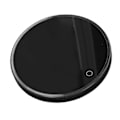 Miniatyrbillede 6 af 8: Kopvarmerplade i aluminiumlegering 18W bærbar husholdning elektrisk krus varmeplade til kaffe te mælk EU-stik 220V sort
