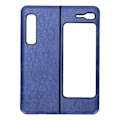 Miniatyrbilde 1 av 8: Mobiltelefon skinnveske AntiScratch telefonbeskyttende dekselskall for Samsung Galaxy Z Fold 1 W20(Blå )