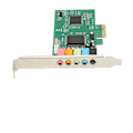 Miniatyrbilde 4 av 8: PCIe lydkort EAX lydteknologi støtte DirectSound 3D EAX A3D 5 1 kanals lydkort for PC datamaskin