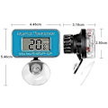 Miniatyrbillede 3 af 5: LCD digitalt akvarietermometer med sugekop - Vandtæt akvarium Vandtemperaturtermometer