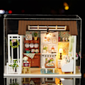 Miniatyrbild 8 av 8: DIY Dockhus Dockhus Miniatyr Handgjord Dockhus Kit Perfekt DIY Present