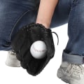 Miniatyrbild 8 av 8: Förtjockad Softboll Basebollhandske Barn Tonåring Vuxen Full Modell Infield Pitcher Basebollhandske