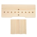 Miniatyrbilde 1 av 8: Buemaker Multi Størrelse Justerbar Design Tre Bue Making Kit med Trebrett Pinner for Making DIY Håndverk