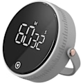 Miniatyrbild 1 av 4: Magnetisk Rotationsdigital Köktimer med Stor LED-Display Justerbar Volym för Matlagning Lärande Sport