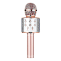 Miniatyrbillede 1 af 5: WS858 Bærbar Bluetooth Karaoke Mikrofon Trådløs Professionel Højttaler Hjemme KTV Håndholdt Mikrofon (Rose Gold)