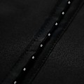 Miniatyrbillede 7 af 8: Kvinders underbust korset taljetræning 2 i 1 multifunktionel lynlås foran korsetoverdele til fitness bryllup Cosplay Sort S