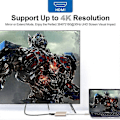 Pikkukuva 5 / 5: 3-in-1 USB C - HDMI -sovitin, Type C -keskitin HDMI 4K -muunnin USB 3.0 -portilla ja USB C -latausportilla, yhteensopiva MacBook Pron ja iPad Pro 2020/201 kanssa