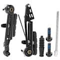 Miniatyrbillede 1 af 8: Et par aluminiumslegering højstyrke sort foldecykel lang arm V-bremse 412 modificeret cykeltilbehør