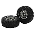 Miniatyrbild 2 av 8: 2 st gummidäck 165 mm diameter hjuldäck för ZD Racing 1/7 DBX-07 RC bil uppgraderingsdel titan