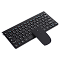 Miniatyrbild 3 av 8: Trådlöst tangentbord Mus Set Ultra Thin Mute Mini Hemmakontor Datortillbehör 2.4G (svart)