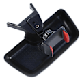 Miniatyrbillede 2 af 5: JK Telefonholder Dash Mobiltelefonholder Interiørtilbehør kompatibelt med Wrangler JK JKU 2011-2017, Sort