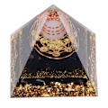 Miniatyrbild 4 av 8: Orgone Pyramid Dekorativ Balanserande Energi Power Sten Pyramid Ornament för Yoga Meditation Sovrum
