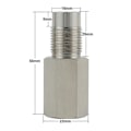 Miniatyrbillede 5 af 5: O2 Ilt Sensor - Rustfrit Stål Ilt Sensor Spacer Adapter Katalysator Bung Fix Check Engine