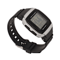 Miniatyrbilde 8 av 8: Sport Digital Watch Multifunksjonell Støtsikker Vanntett Retro Klassisk Digital Kronografklokke for Studenter Menn Sølv