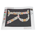 Miniatyrbild 4 av 8: Strassmålning Occident Style Lucky Letter R Mönster DIY Göra avkopplande Intressant Strasskonstmålning