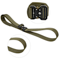 Miniatyrbilde 7 av 8: Nylon utendørs multifunksjonsredningsrappellering nedoverbakke militært midjebelte Heavy Duty (armygrønn)