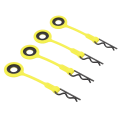 Miniatyrbilde 6 av 8: 4 STK RC Body Clips Pins RC Car Shell Body Fixed Clips Holder Silikon Metall Universal for 1/10 modell CarYellow