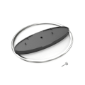 Miniatyrbilde 1 av 5: Vertikalstativ Erstatning for PS5 Pro/PS5 Slim/PS5 Konsoll Sølv
